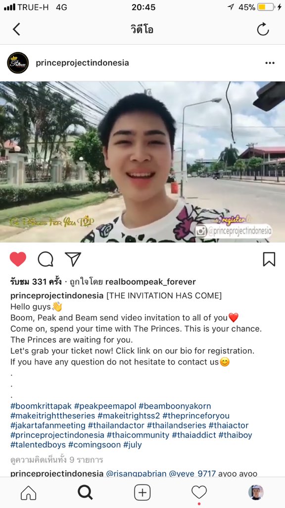 😊Jakarta Fan Meeting❤️
 
..แฟนมีตที่จากาต้า วันที่ 28 ก.ค.61 นี้..
ใครสนใจ สามารถติดต่อสอบข้อมูลได้ที่ 👉🏻Twitter  : princeprojectindonesia 😊 

<a href="/BoomKrittapak/">Boom Krittapak</a> 
#BoomKrittapak