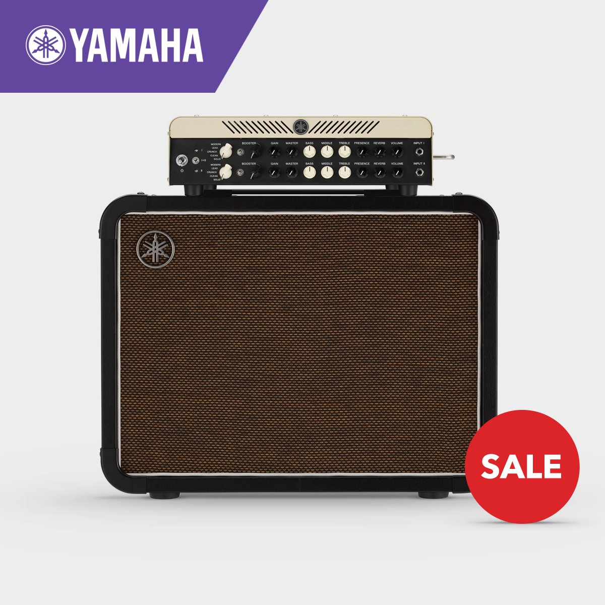 gear4music's tweet photo. Grab yourself a deal with this bundle! Yamaha THR100H guitar amp head &amp; THRC112 speaker cab - only £649. 
Two amps in one, five different tube emulations. 
Shop Now | https://t.co/HmFzbKXX0u
#yamaha #yamahaguitars #yamahaamp #guitargear #sale #ngd #newgearday #digitalamp https://t.co/UrRhWpoAMF