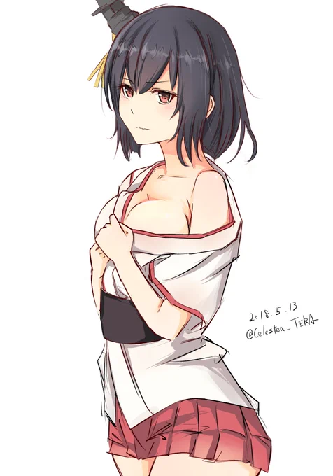 #艦これ版深夜の真剣お絵描き60分一本勝負
#艦これ版真剣お絵描き60分一本勝負_20180513
どうして提督とあんなことになったのか
訳が分からない妹のほう、山城です。 