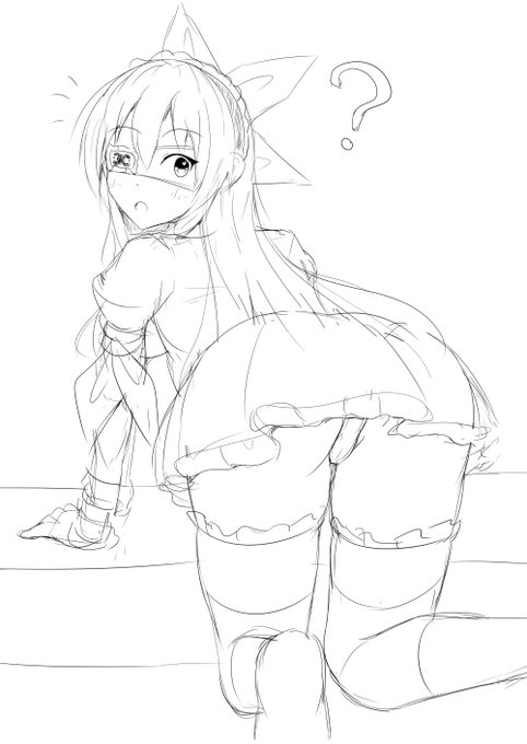 アイビーちゃんでポーズ練習。おしり! 