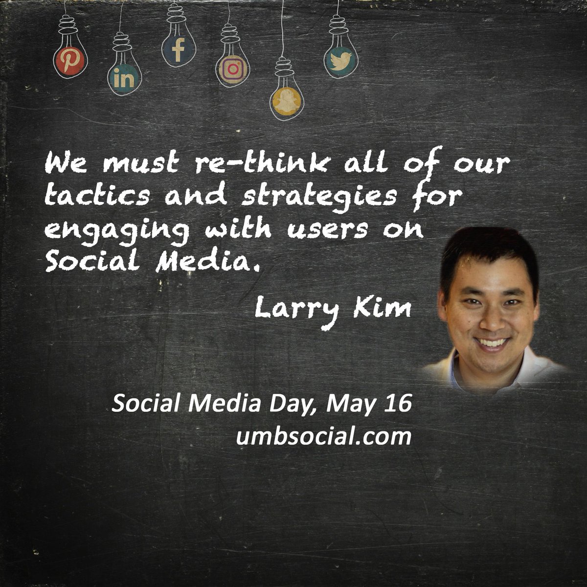 umbsocial's tweet photo. Meet @larrykim at @umbsocial conference at May 16th @UMassBoston. He talks about new strategies for #socialmedia --- https://t.co/ucmeuR9pb2 --- @WordStream @mobilemonkey_ https://t.co/u4UFlB7dj5