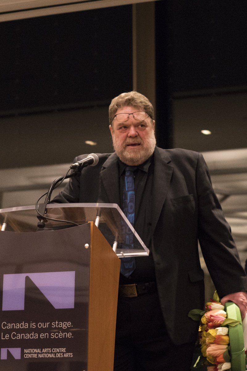 PACTtweets's tweet photo. At the #PACTcon2018 closing reception, we celebrated our legendary Labour Relations Specialist Ron Haney, who retired this week. Ron, thank you for your tireless work on behalf of theatres across the country, and for always helping us make our own fun at PACT. #CdnTheatre https://t.co/jw8CBilP2e