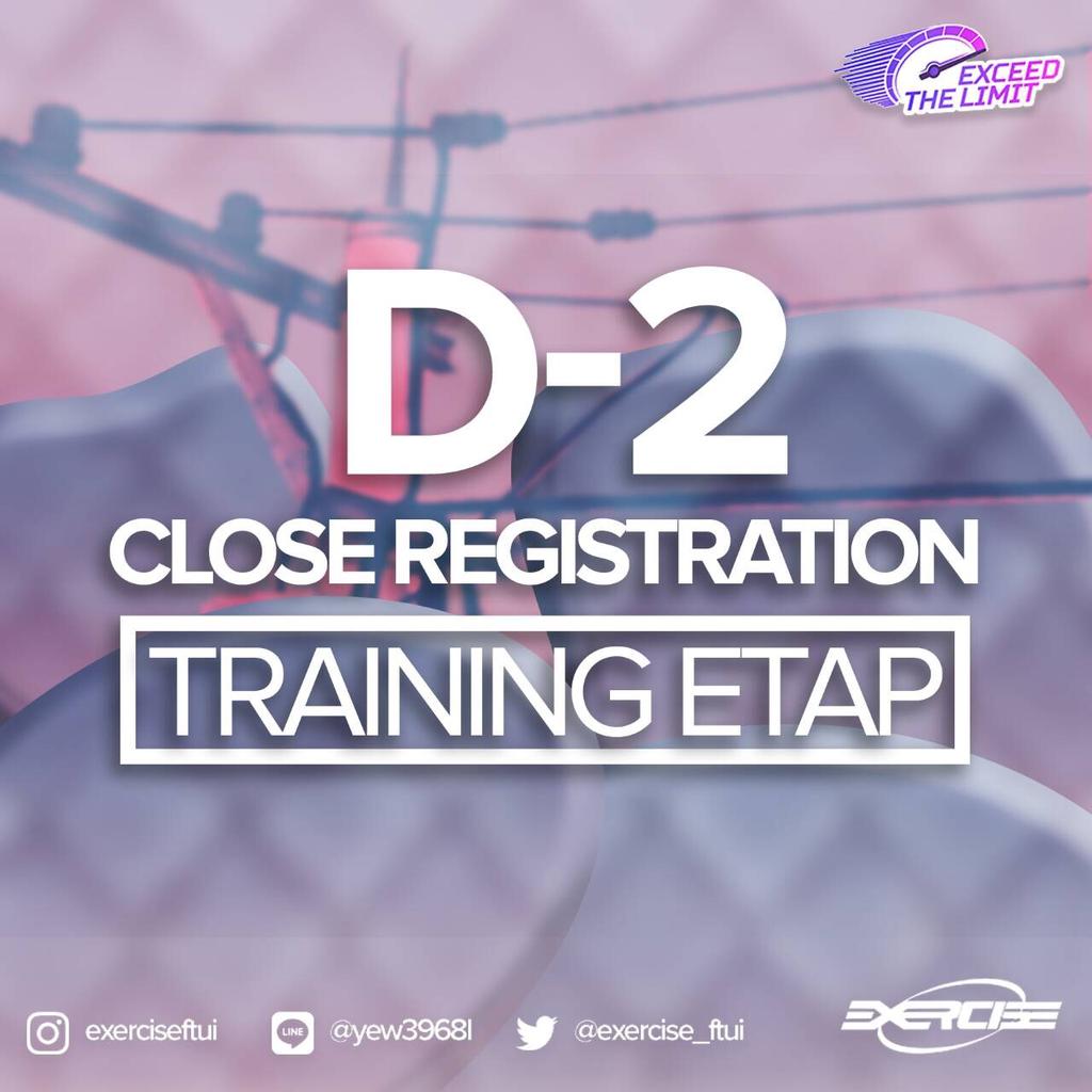 exercise_ftui's tweet photo. [H-2 CLOSE REG. TRAINING ETAP]

Pagi teknik!

Daftarkan diri kalian untuk training ETAP yang akan berguna dalam analisis, pengelolaan, &amp; pengendalian sistem listrik!

Ayo daftar lewat link dibawah ini!

https://t.co/p6HyjvAMdO

R&amp;D
EXERCISE FTUI 2018
#ExceedTheLimit https://t.co/EfWnwYmfBC