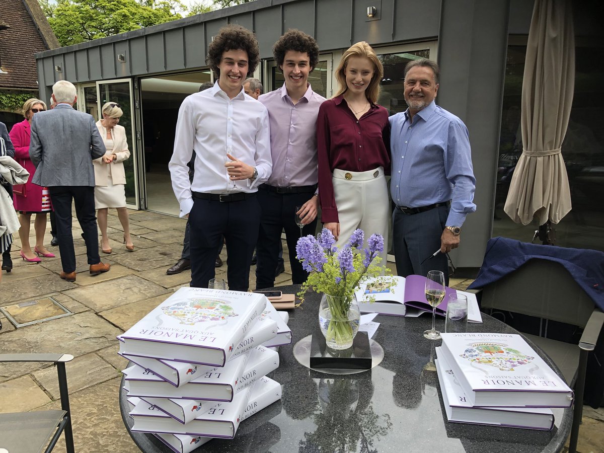 raymond_blanc's tweet photo. An event with @rolexfan &amp; @MJJewellers @lemanoir.
&amp; also lovely love story I was told by papa and Maman!!!
This happy family s romance started @lemanoir- They married and had their honeymoon with us...then these two good looking young men( twins) brought joy to the family🙂 https://t.co/4ee86uSpOJ