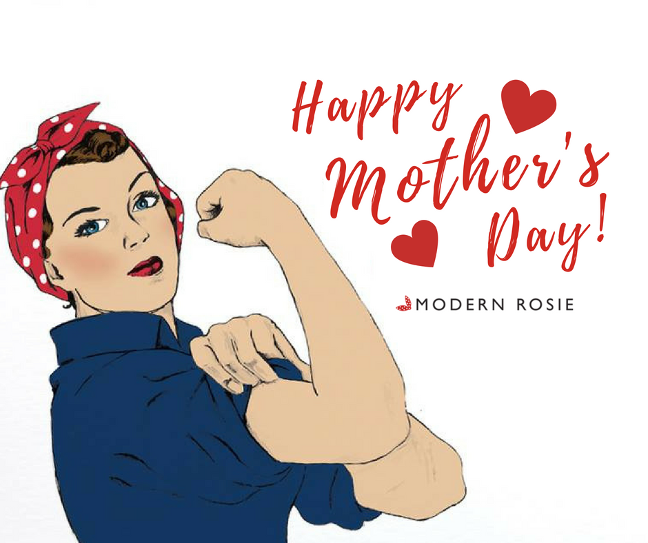 ModernRosie's tweet photo. Wishing all the strong moms out there a happy mother's day! Today we acknowledge all the hard work and sacrifices you have made for one of the toughest jobs in the world! 💪🏼❤️ #Mothersday #Thanksmom https://t.co/m53LzzImI5