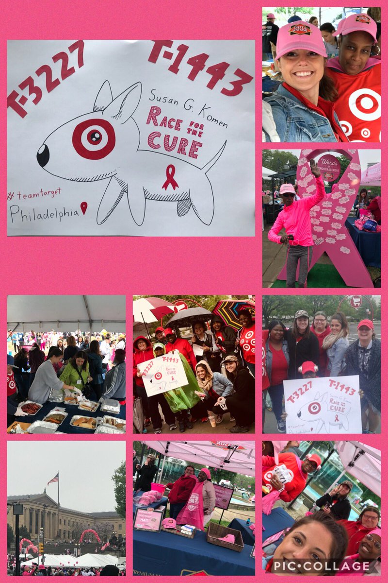 Susan G Komen Race for the Cure! #target1443 #target3227 #WorkSomewhereYouLove❤️