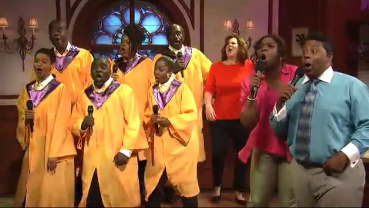 carmenkgill's tweet photo. Had a great time last night singing in the Gospel brunch choir on #snl! #turkeyforjesus ππΎππΆπ https://t.co/04C2x0ab6N