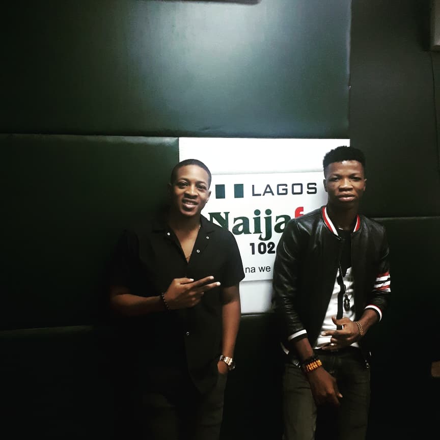 Jonogah's tweet photo. Thanks @Naija102FM for having me on #coolelesunday with @MoyoFarawe ans @EmmCeeRNB 😁. Guys please keep requesting #5O4 on radio, I very much appreciate. https://t.co/ZEIfrOAEQI