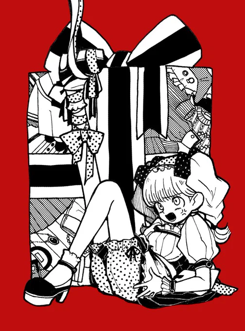 #メイドの日なのでリプで指定されたうちの子にメイド服を着せるかもしれない
ラスト！！！リクエストありがとうございました。後輩です。これで私のメイドの日は終わりです（遅刻） 