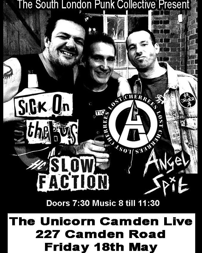 AngelSpitMusic's tweet photo. MAY 18TH - THE UNICORN - CAMDEN - FREE ENTRY https://t.co/W0bp8TuPwx