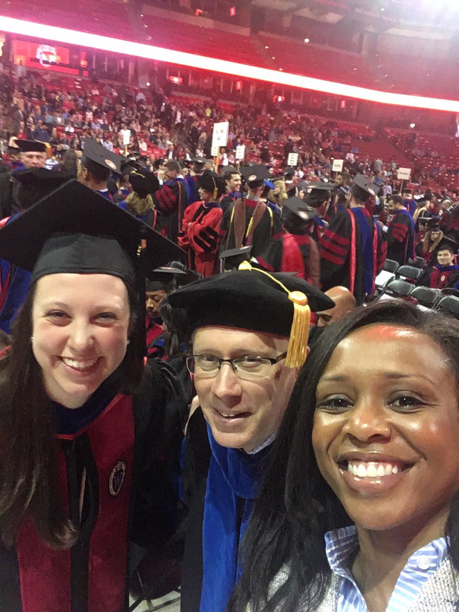 The #DRsweetscientists!! Thanks for coming to celebrate with me <a href="/MayaWarren/">Maya M. Warren</a>! #onwisconsin #UWGrad #AmazingRace