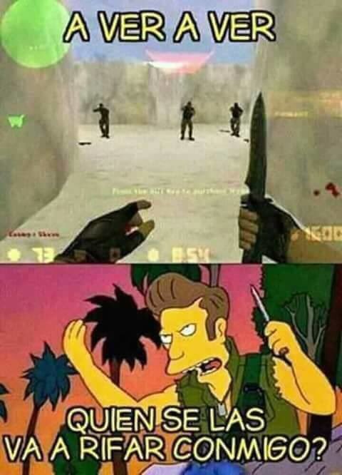 Brekanet's tweet photo. Cuando estás por jugar la ronda knife... #BuenDomingo⚡️ https://t.co/cE4da1Olt3