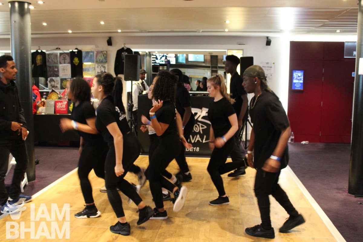 IAmBirmingham's tweet photo. The final day of #Birmingham's B-SIDE Hip Hop Festival has been taking place today, with even more street art, dance, music, crafts and free entertainment. #BSIDE2018 https://t.co/bF7t0ojq3g