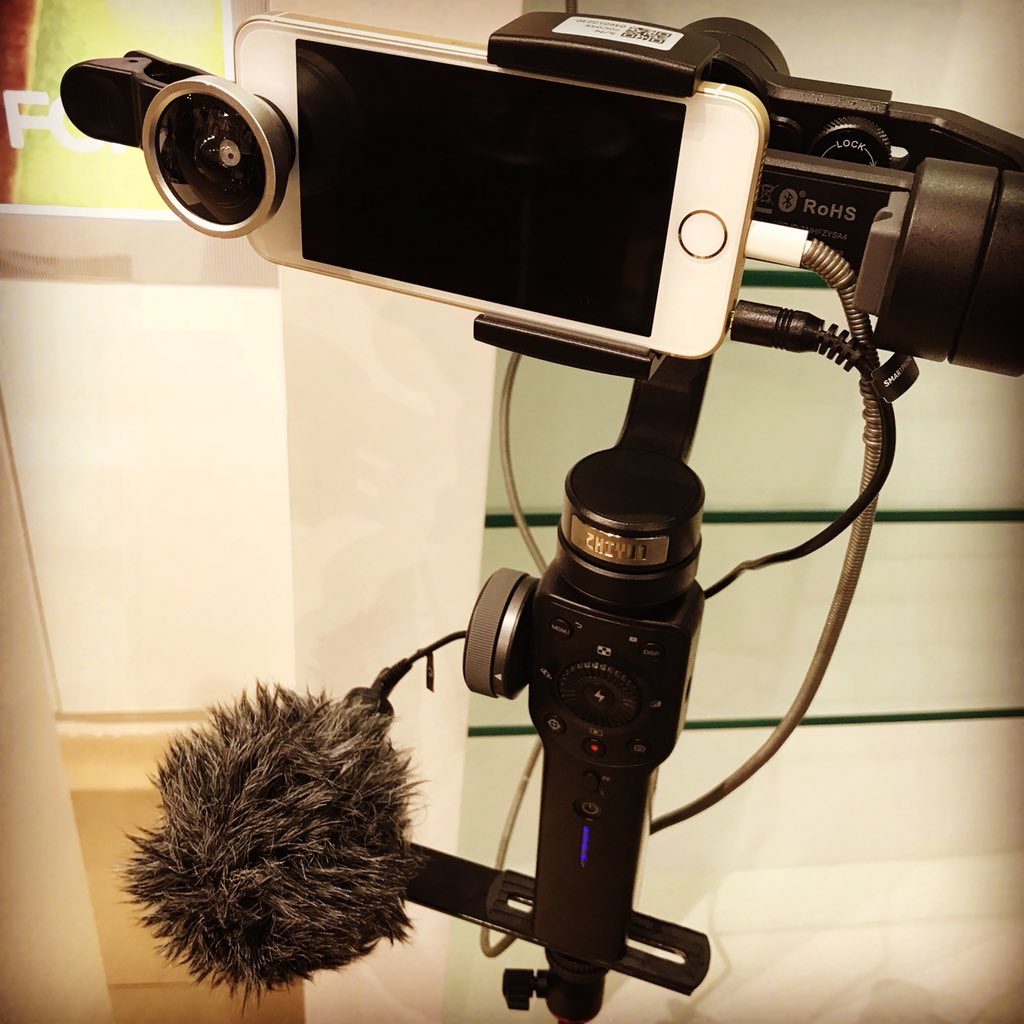 RicconLeonardo's tweet photo. This is my latest #blogging setup! Im using an #iphoneSE with the #Zhiyun4 and a #Boya microphone. It’s great to use for Facebook Live broadcasts.
.
.
#ricconleonardo #motivationsph #motivationalcoach #wealthcoach #lifecoach #inspirations #inspire #pinoyblogger #UsapangBFFs https://t.co/WVIuwkIYkR