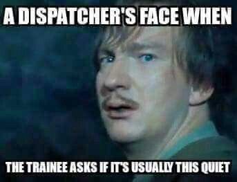 DispatchCat's tweet image. Thankfully working in juvenile detention taught me to never say the “Q” word.