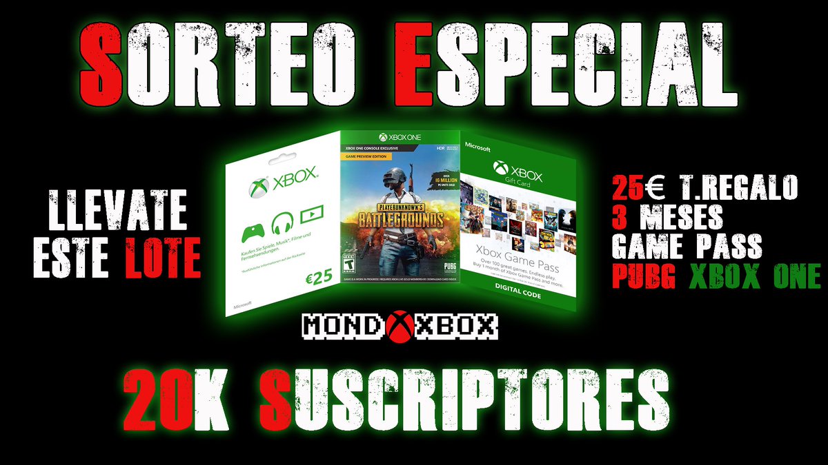 MondoXboxEsp's tweet image. Sorteamos 1 lote de productos para Xbox One:
Sigue las instrucciones de la la apply, no olvides hacer "login" con algunas de las opciones disponibles, mucha suerte y muchas gracias a tod@s por participar.

gleam.io/UZIm6/lote-de-…