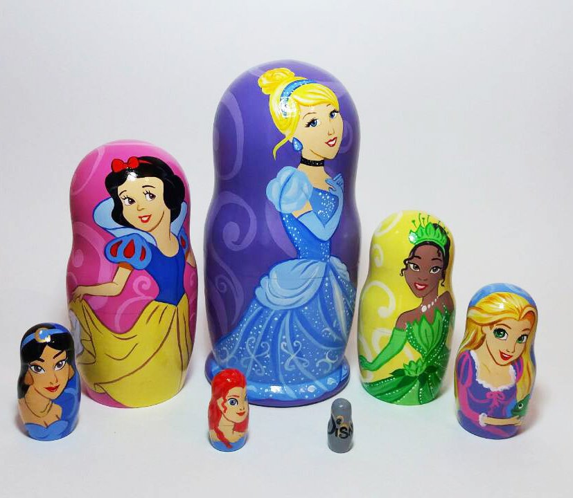 disney princess nesting dolls