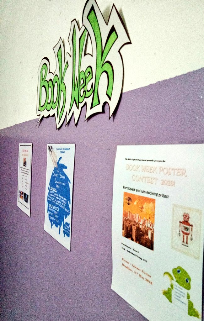 BSC_SSEnglish's tweet photo. #BSCEnglish have SO MANY fun activities in store for you this coming week during our #ScienceFiction #BookWeek!!π
#BookMarkContest #PosterCompetition
#ThemedClassrooms
#NonUniformDay #ShortStoryContest
@BSColomboLK @BSC_Principal @BSC_SSHead #GOBSCπππ
#GetExcited!! https://t.co/EuPofsG9vy
