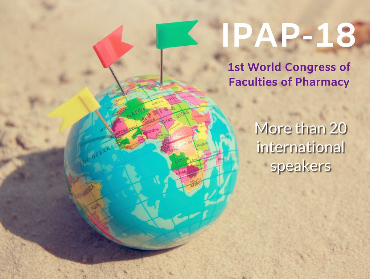 IPAP_18's tweet photo. International #Pharmacy congress in #Salamanca. 24-28 September 2018. Save the date!! @FFarmaciaUSAL https://t.co/0iKoqZHjod