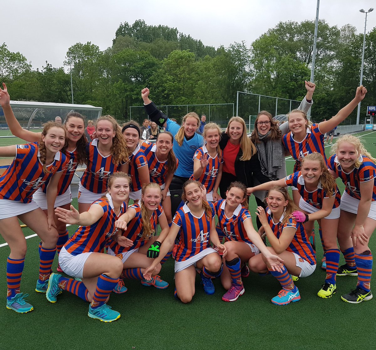 Nog steeds ongeslagen en aan kop na 0-2 winst op HDS D1 💪 💥!!