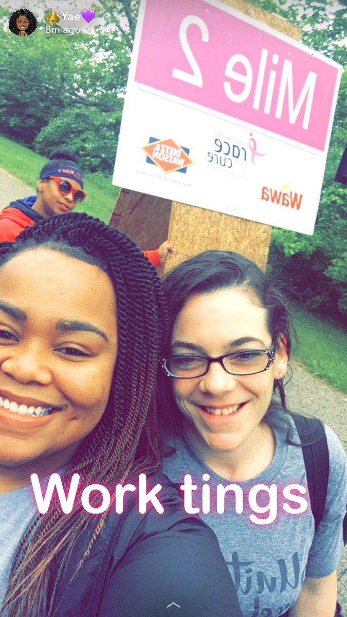 PHL Air Hub supervisors <a href="/MarvelLiberus/">ML</a> @Roxie__PD4 <a href="/ChristinamLord1/">Christina Lord</a> <a href="/BryanKee20/">Bryan Kee</a> and Yanae Hughes make it to mile market 2! #Race4theCure #Teamphlsnaps #TogetherWeAreUPS <a href="/ChesapeakUPSers/">Chesapeake UPSers</a> <a href="/JohnEitel2/">John Eitel</a> <a href="/UPSTrayceParker/">Trayce Parker</a> <a href="/LaurenCarroll44/">Lauren Carroll</a> <a href="/Tony61Tony/">Tony Heath</a>