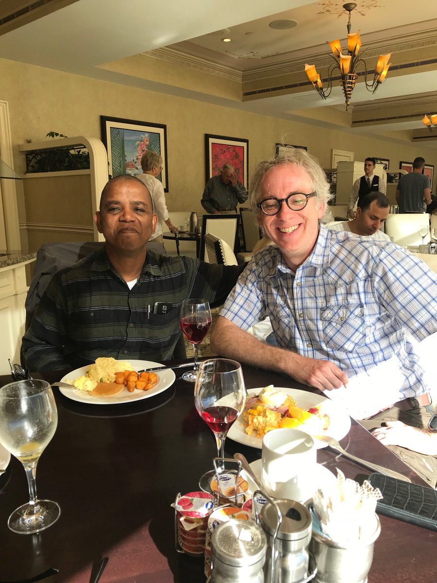wilkiemart's tweet photo. Great to catch up with @SkepticalTweetR &amp; @aminubello4 - excellent conversation in the Rockies #HomeSweetieHome @dr_nikhilshah https://t.co/2eGHVAEcxV