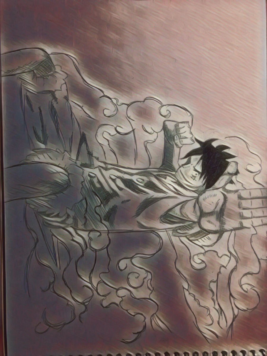 Monkey_D_Goku_'s tweet image. Luffy Gear 2nd #luffy #secondgear #onepiece