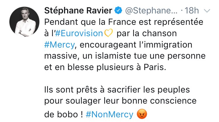MarcGral's tweet photo. Le #NonMercy du #FN -qui n’a rien à voir avec #Monsigny-, c’est la négation de l’humanité.
Il signifie qu’il fallait laisser la maman du petit à naitre se noyer. https://t.co/IOjP7t2Gv4