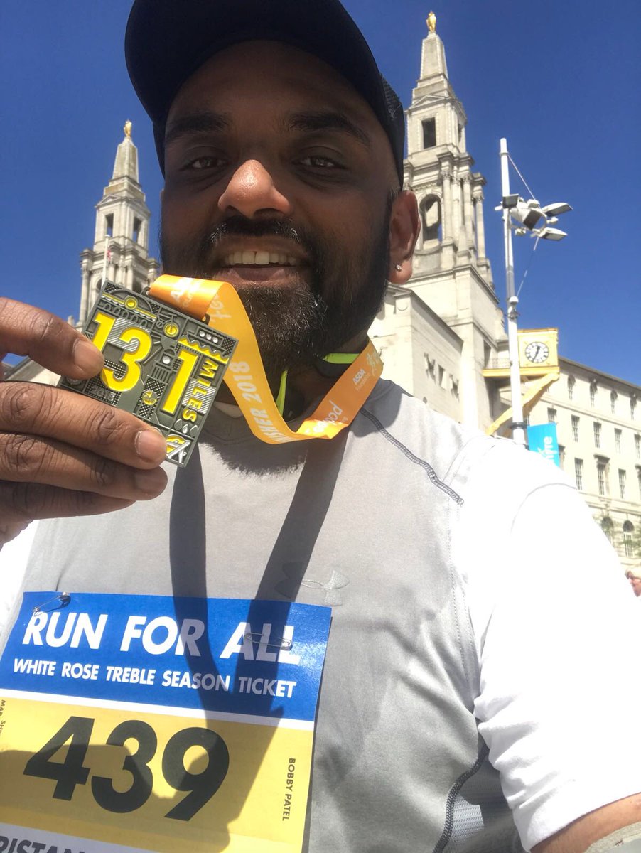 Completed the #LeedsHalf today. 🥇