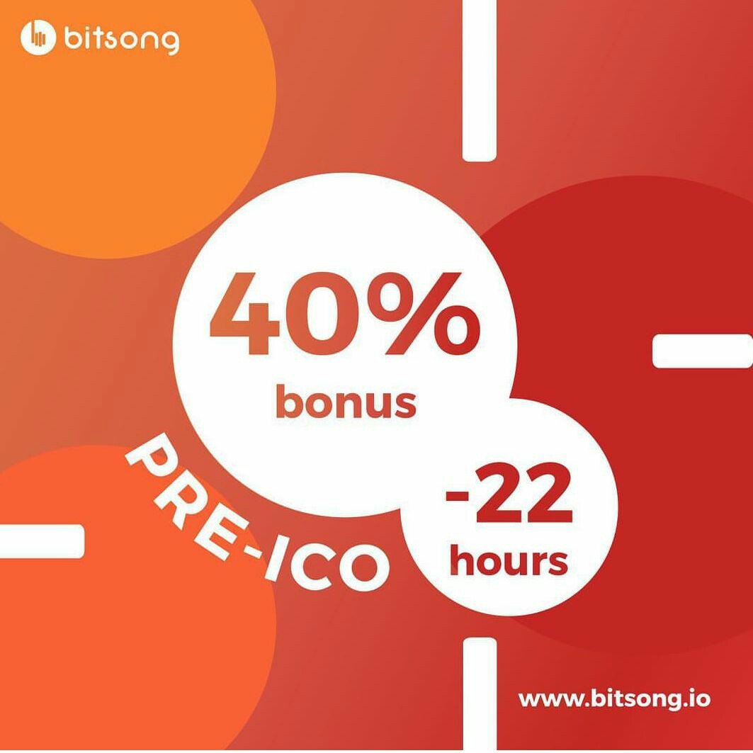 wla_booking's tweet photo. PRE-ICO -21 hours
Register to our whitelist https://t.co/NgSMYGbqlC

#bitsong #preico #blockchain #music #streaming https://t.co/BEiK6bweIZ