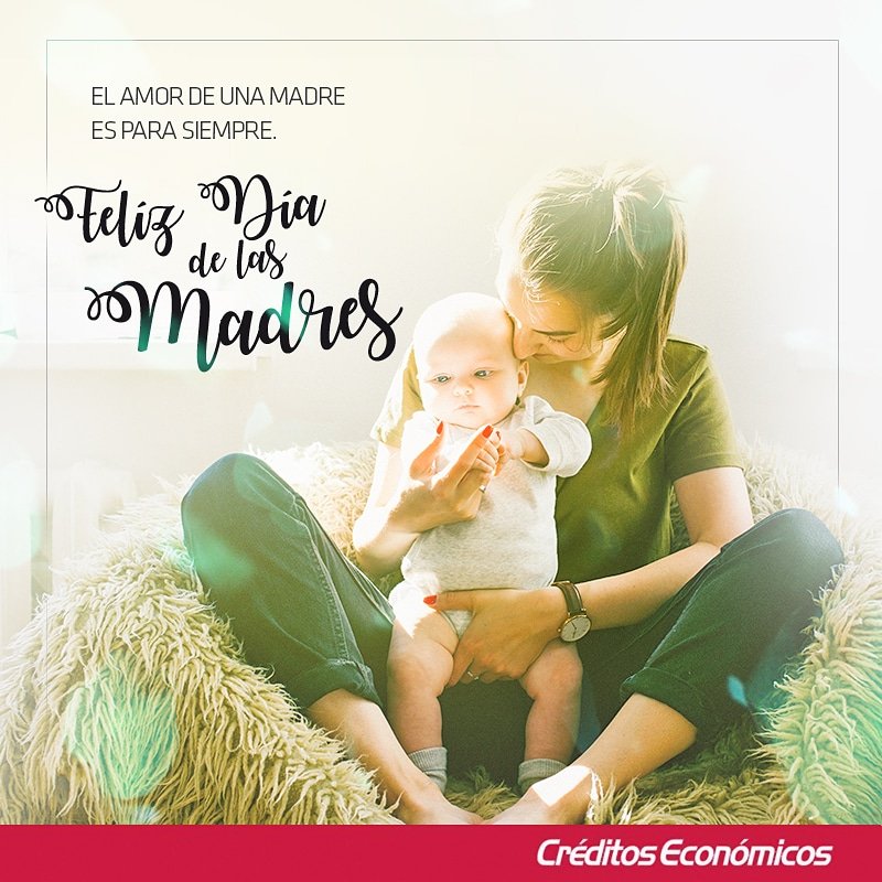 crecos_ec's tweet photo. Hoy celebramos a la mujer más increíble del mundo. ¡Feliz día mamá! #CreditosEconomicos75Años https://t.co/kEvGzf08Kt