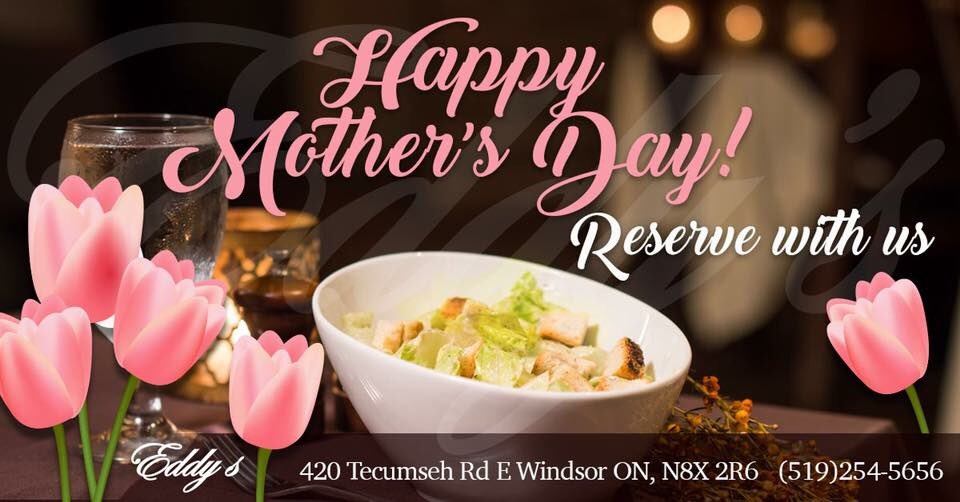 eddy_embistro's tweet photo. We would like to wish every amazing mother out there a Happy Mother's Day weekend! Hope you had a safe and fun filled weekend. Thank you for everything you've done! https://t.co/Q5ZOdhLWMC