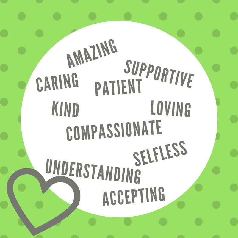 Just a few words to describe the Moms and mother figures in our lives. Happy Mother's Day to all of the Mom's out there!