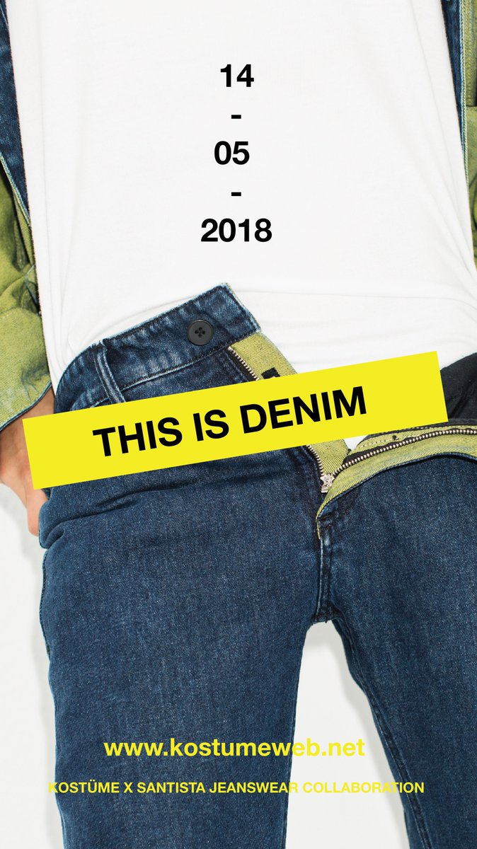 kostumeBA's tweet photo. THIS IS DENIM
14 - 05 -2018
KOSTUME X SANTISTA JEANSWEAR COLLABORATION
@SantistaJW
.
.
.
.
.
#ThisIsDenim #ThisIsKostume #Kostume #kostumeBA #Santista #KostumeXSantista #Jeanswear #Jeans #Denim #Women #Men #Genderless #BuenosAires #Argentina https://t.co/6DoYBWSQAX