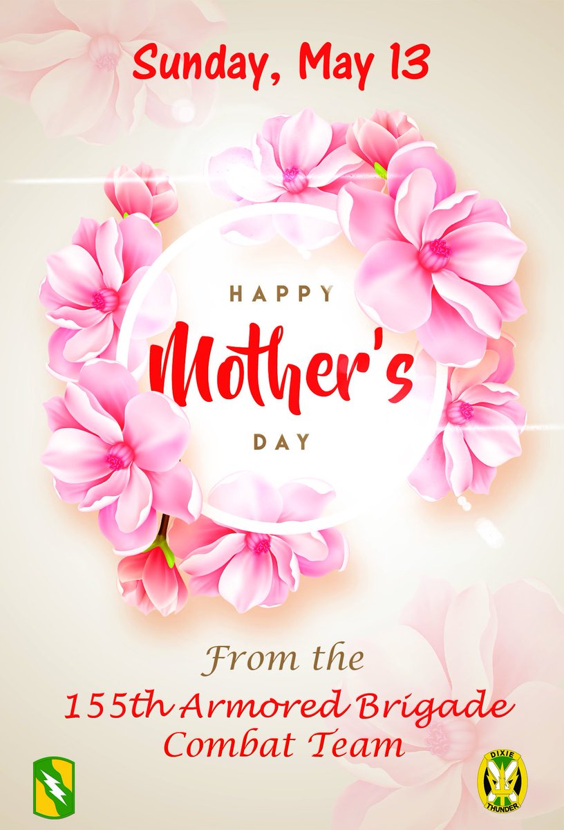 155ABCT's tweet photo. Wishing a #HappyMothersDay2018 to all the mothers but especially to our very own #DixieThunder moms. Thank you for your sacrifices.
"Some call her a hero but others call her mom."
#MomsAreWarriors #MilitaryAppreciationMonth #MothersDay #DixieThunderMoms https://t.co/Y67TDCCHnA