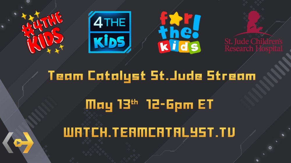 LowcoTV's tweet photo. [LIVE] Our @TeamCatalystTV fundraising event BEGINS! Giveaways, eating weird food, singing, and more today with the team!

https://t.co/rh4yzlewCK https://t.co/pZAR07VG1P