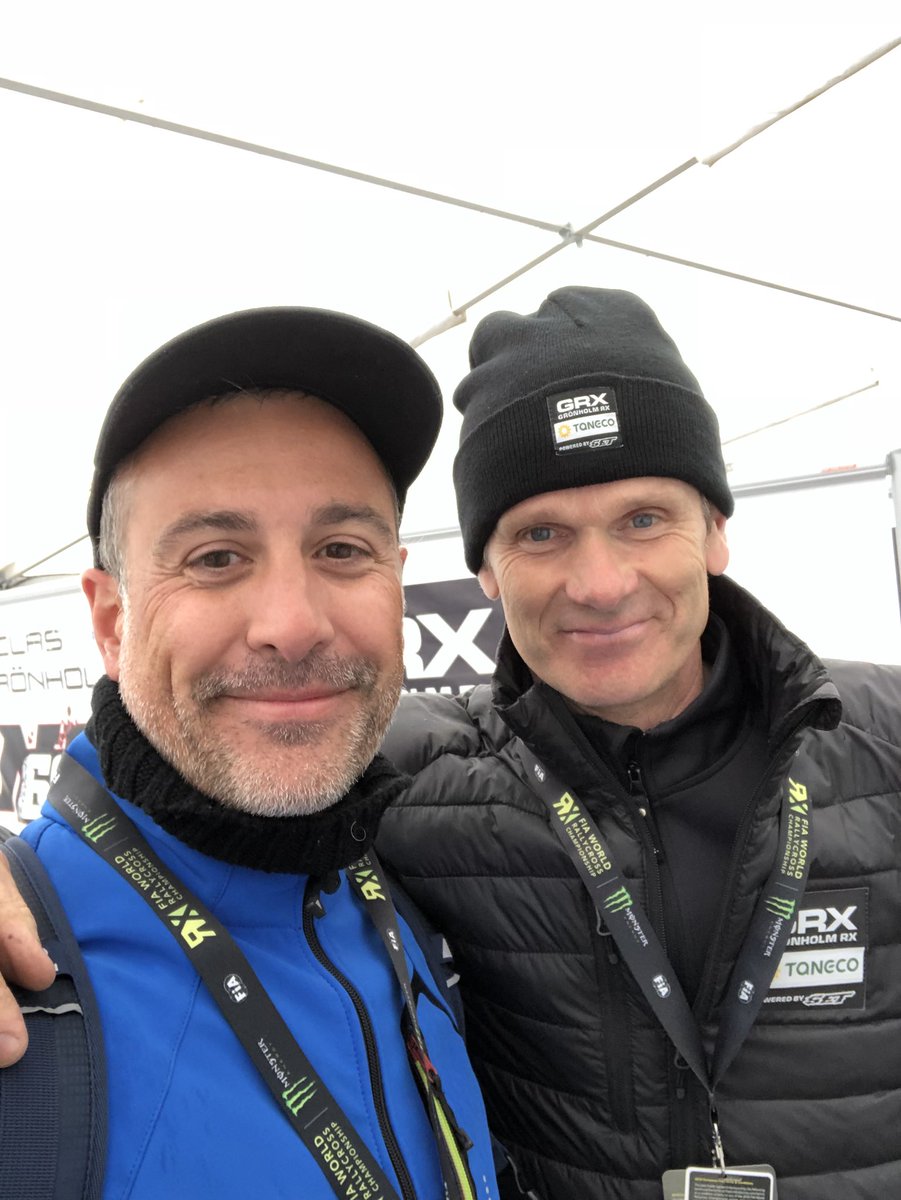 planetemarcus's tweet photo. #WRX the last one #photo from #MettetRX with the best @GronholmM during a new meeting this weekend in Belgium ๐ #GoGRX https://t.co/FnVe8r84oR