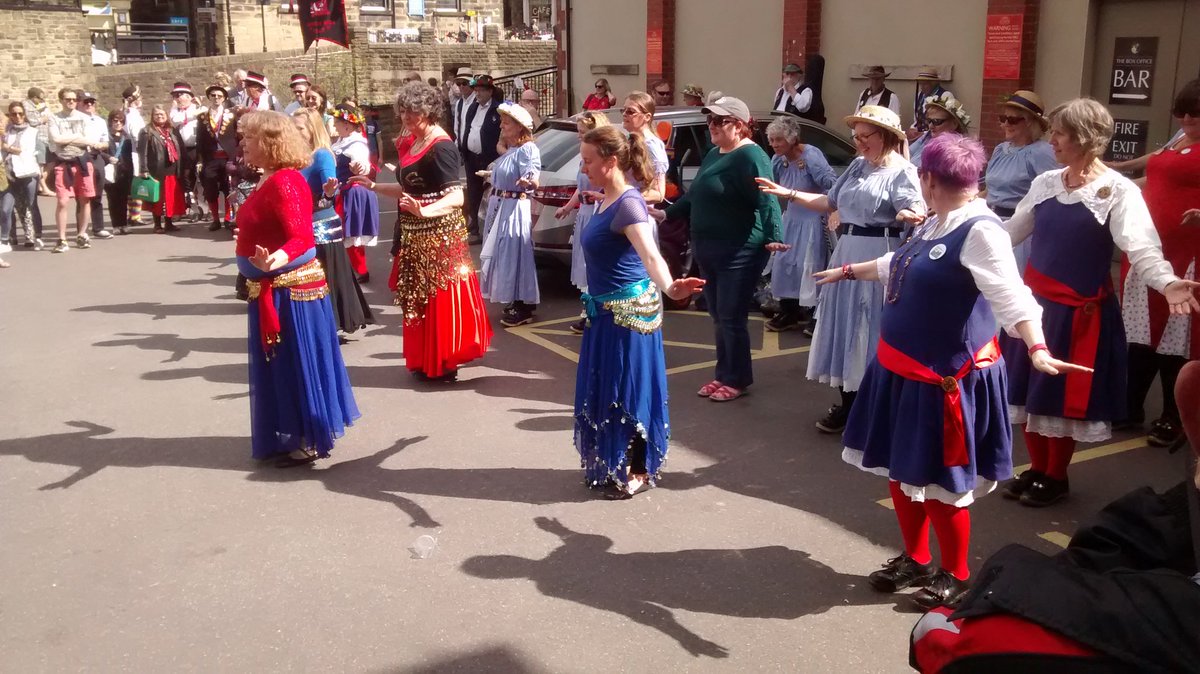 Another great day <a href="/Holmfirthfof/">Festival of Folk</a> with Hathor running a brilliant join in dance for other performers and audience