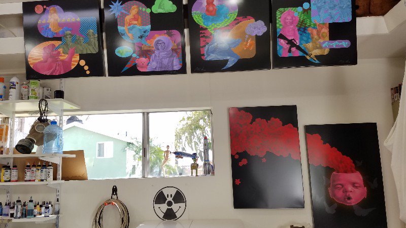 robnelsonartist's tweet photo. Studio View complete with art, supplies and reference materials.
https://t.co/lIOlZnmFC0
#artiststudio #studioview #intheartistsstudio #artstudio #processofcreativity #referencematerila #artisticprocesss #contemporarypainting #handcrafted #popsurreal #art #losangeles https://t.co/Q3UTxQubwI