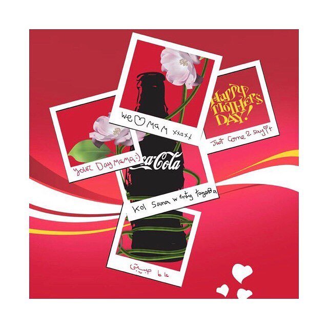 soldwell's tweet photo. HAPPY MOTHERS DAY FROM US &amp; FROM COKE WITH THIS CREATIVE ADVERTISING! #coke #advertising #mothersday #411ifo https://t.co/npbJP5jTke