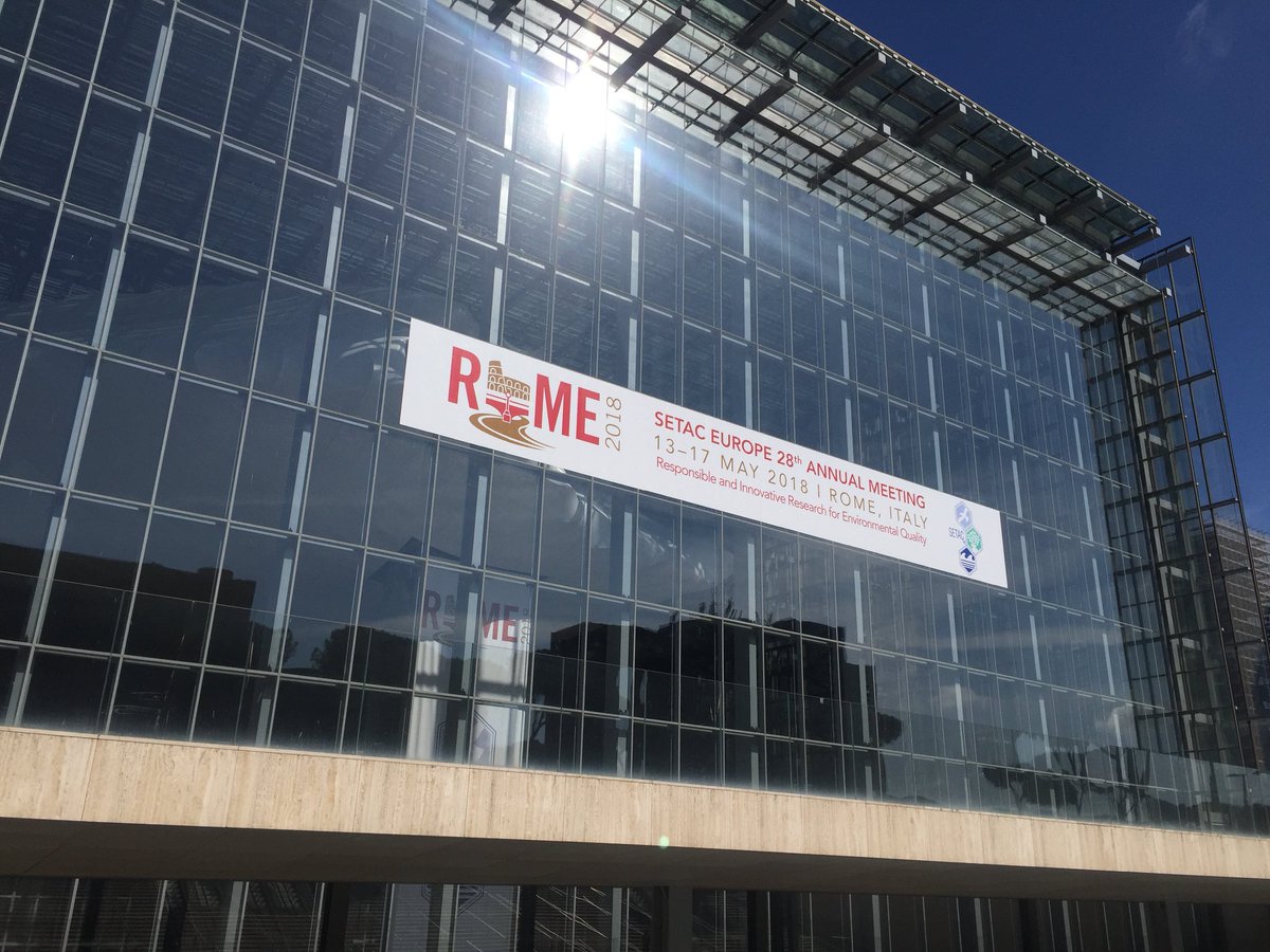 steph_chaousis's tweet photo. It begins! What an amazing venue for  #SETAC2018 !! @SETAC_world #SETACEUROPE https://t.co/lz2NSXeu49