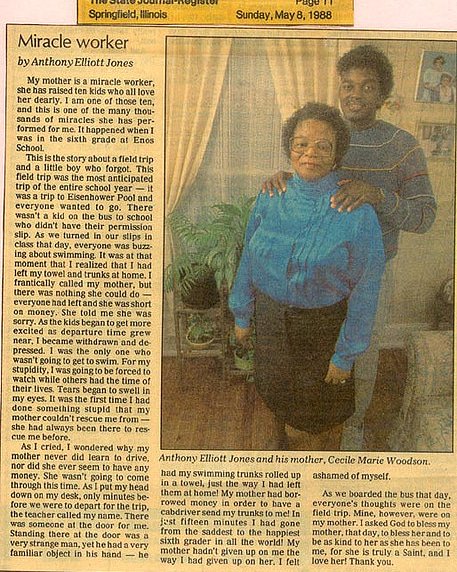 AJWoodson's tweet photo. 5/8/1986
#AJWoodson #SpringfieldIL #StateJournalRegister
#Cecile #MiracleWorker #Mom #Mama #Mom #MothersDay #Heaven #Love #Angel #Kind and #Generous #ThankYou
25 Years to the very Month of May (that I penned this) #Momma would be Gone ... https://t.co/HA8qW03odc