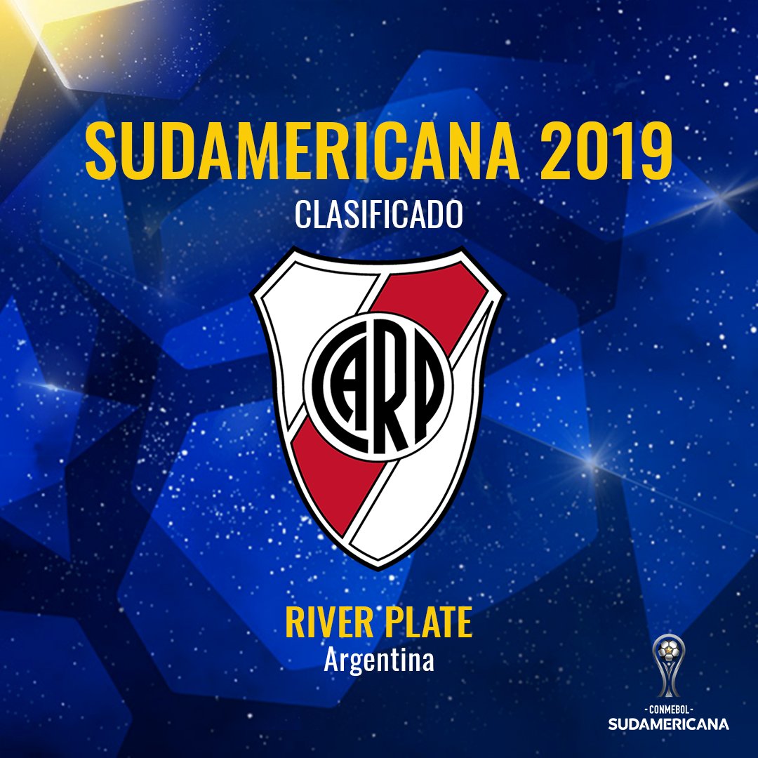 ¡Bienvenido Millonario! @CARPoficial se clasificó a la #CONMEBOLSudamericana 2019.