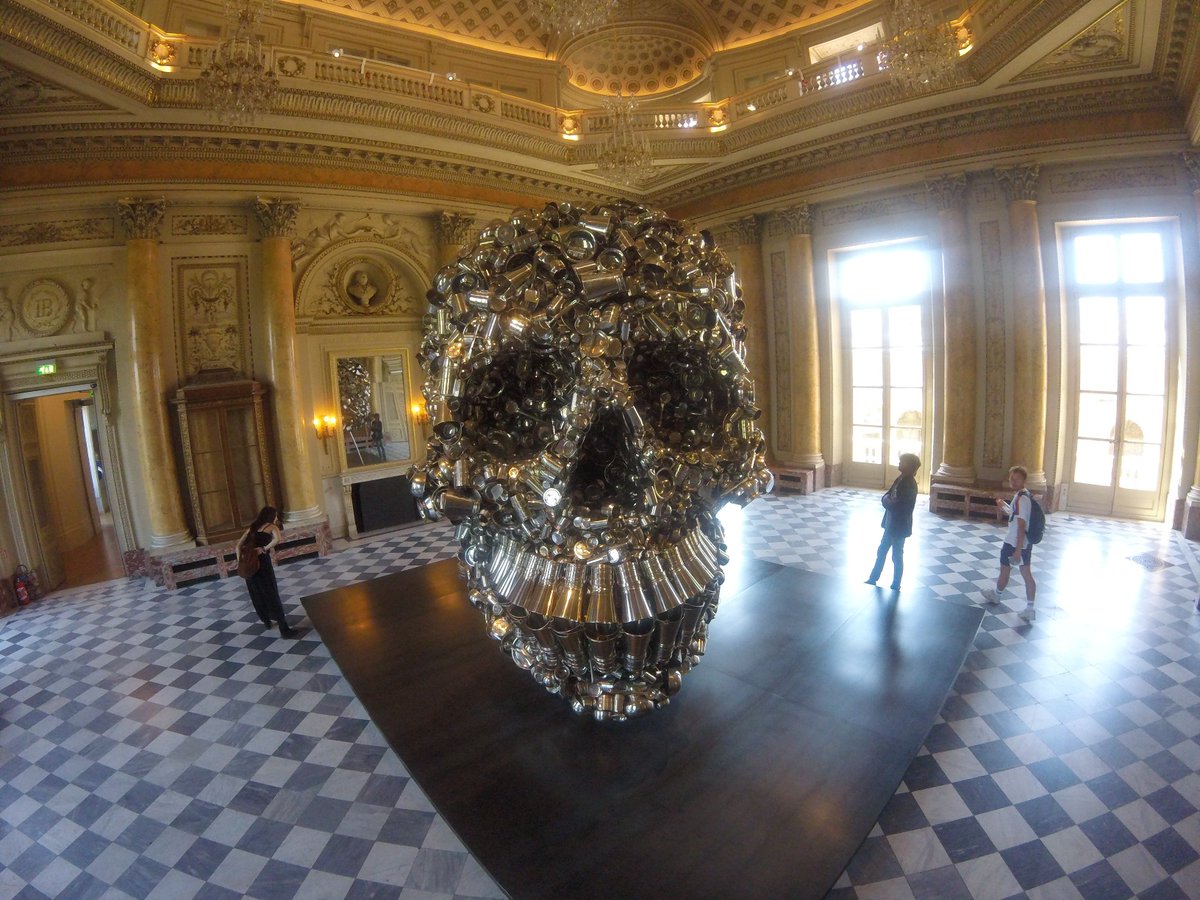 laituecita's tweet image. Époustouflante expo de #SubodhGupta l&apos;artiste indien qui à mis en marche son idée à partir des #épices @MonnaiedeParis