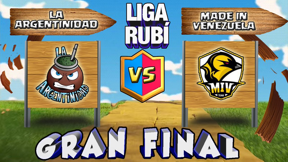 Después de unas cuantas semanas donde entraron 32 equipos a por la liga rubí , ya tenemos los 2 finalistas el cual la final sera resumida por el canal de <a href="/JairoAndres22YT/">🇨🇴JairoAndres22🇨🇴</a>  los espero !  Felicitaciones  team miv y <a href="/LaArgentinidad_/">La Argentinidad</a>