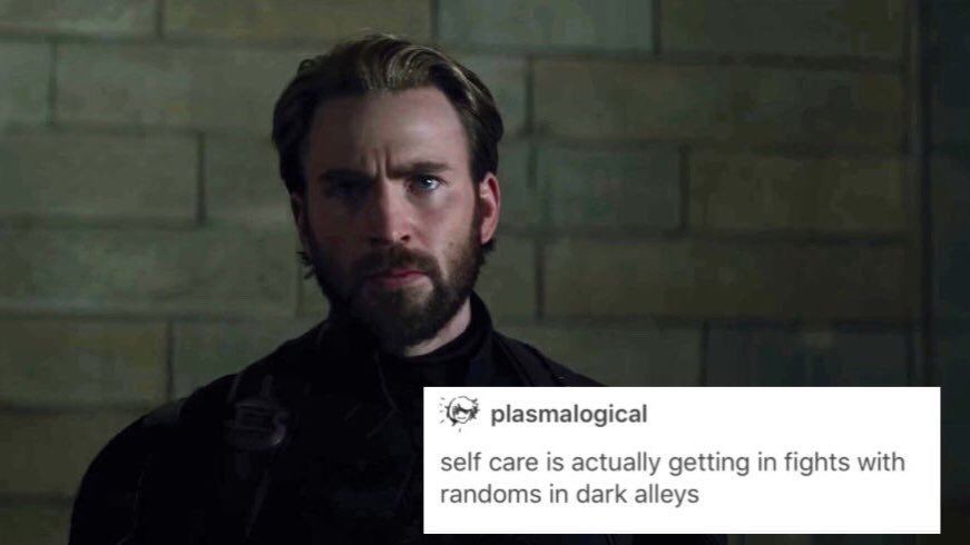 witchnicos's tweet photo. marvel characters + self care https://t.co/zbYY0mnv1Q