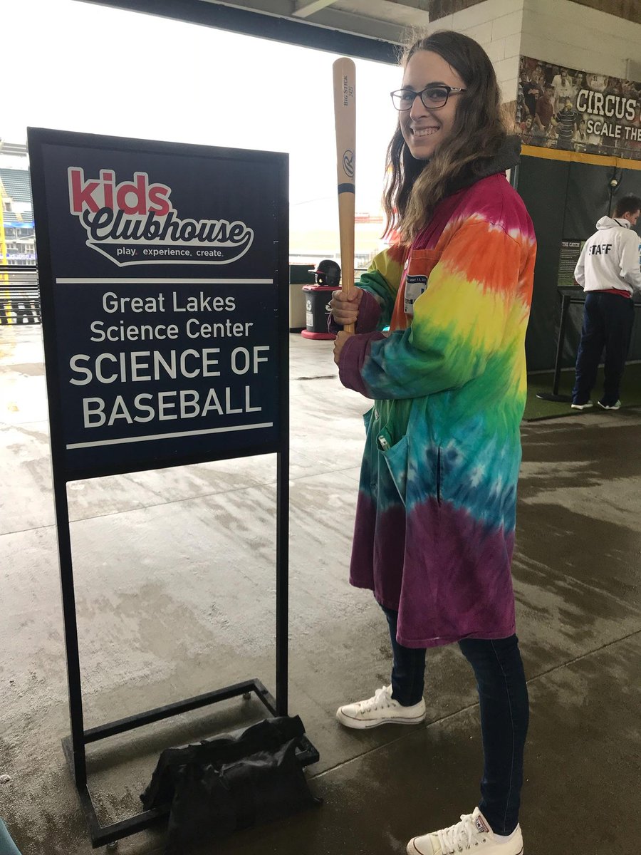 Want to up your #game this year? Stop by our table at the @Indians game today to learn the #science of #baseball! #Windians #IndiansFunDay #Cleveland #Thisiscle #inthecle #StayCuriousCLE
