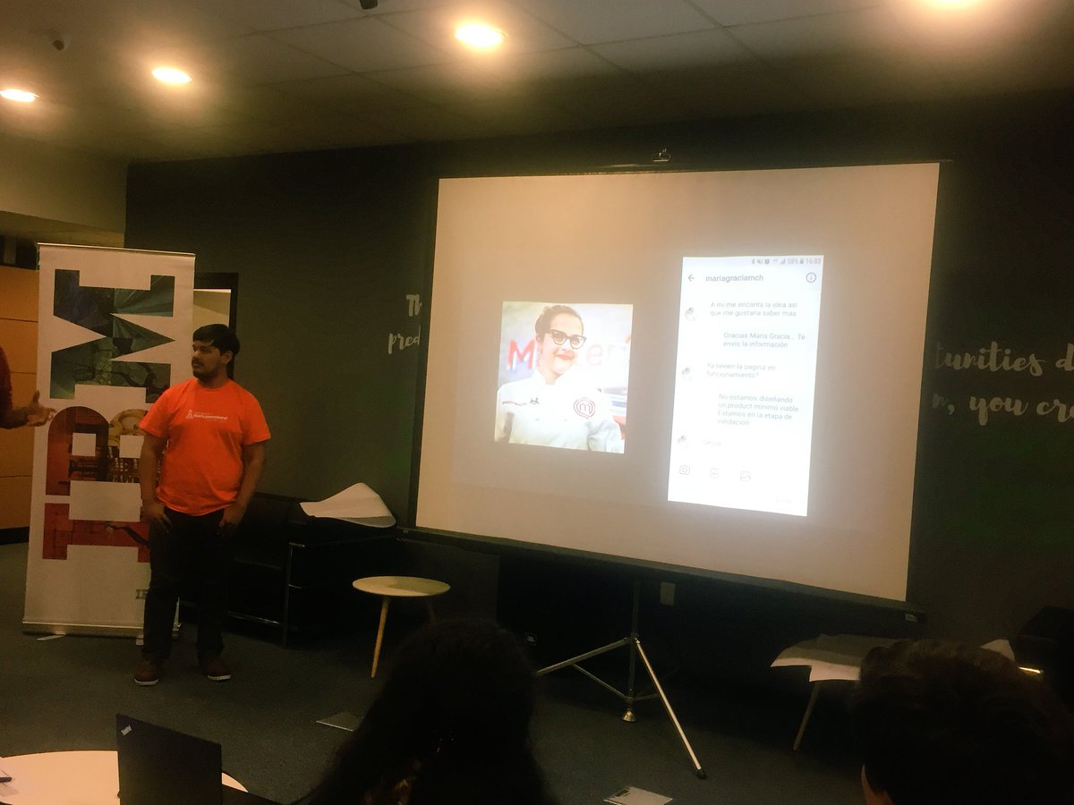swmontevideo's tweet photo. #ChefalToque presenta su plataforma, validaron su negocio con chefs locales participantes de @MasterChef_Uy #swmvd18 https://t.co/Xikk4EyKpc
