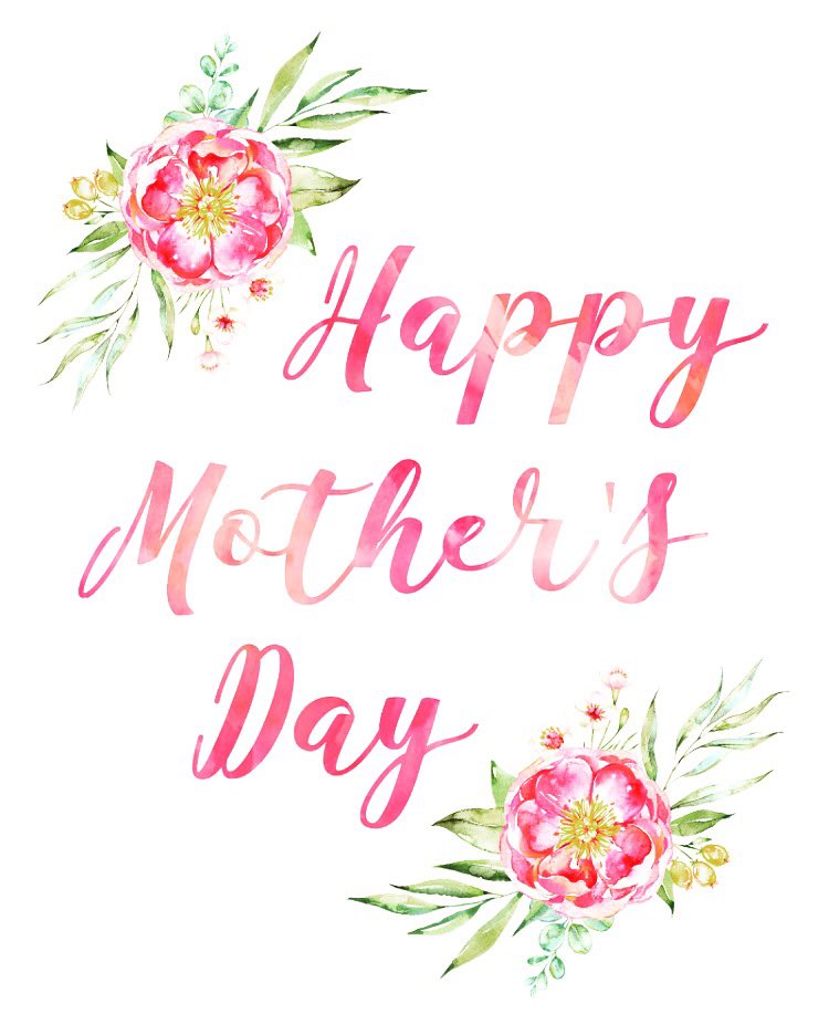 Happy Mother’s Day to all the wonderful Moms out there!! Thank you for everything you do!! 🤰🏽💞💐