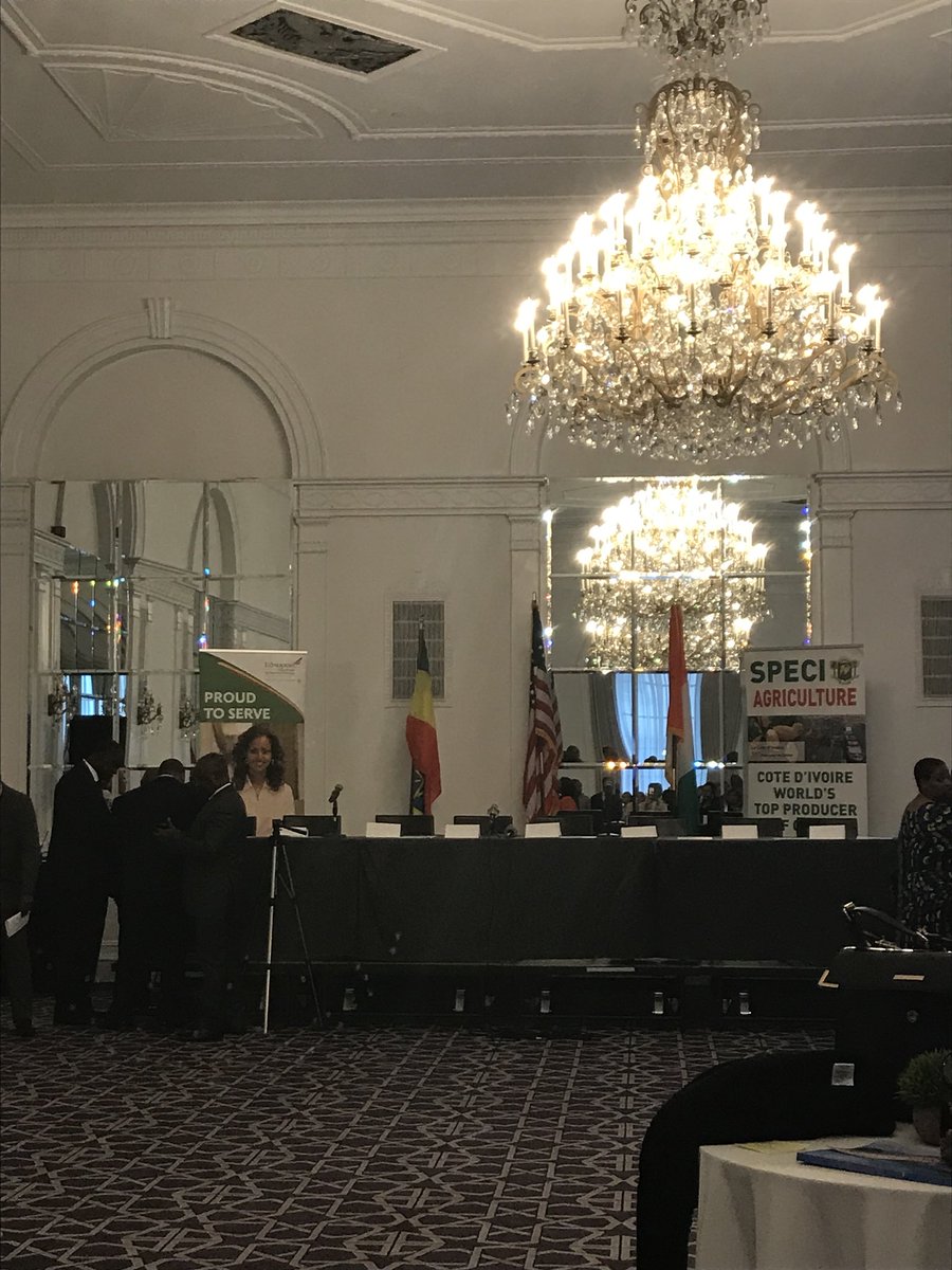 Inaugural flight reception (Abidjan-Newark by <a href="/flyethiopian/">Ethiopian Airlines</a>)